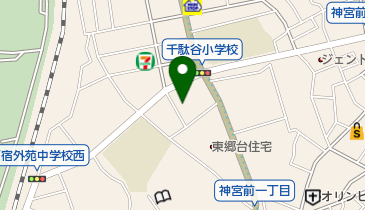 千駄ヶ谷区民会館 トイレの地図画像