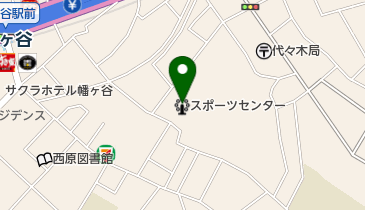 渋谷区スポーツセンター トイレの地図画像