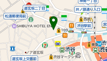 THE PRIME トイレの地図画像