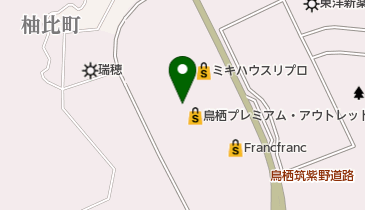 鳥栖プレミアムアウトレット トイレの地図画像