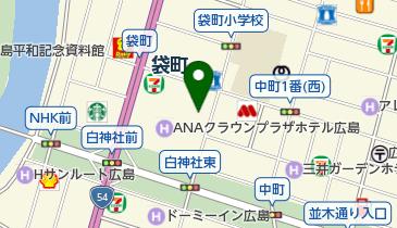 ホテル法華クラブ広島 トイレの地図画像