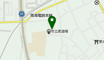 泉南市立柔道場 トイレの地図画像