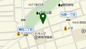 東奥保育・福祉専門学院 トイレの地図画像