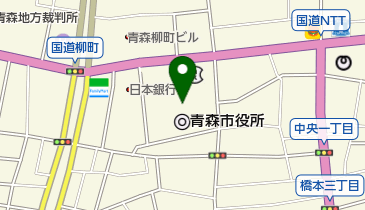 青森市役所 トイレの地図画像