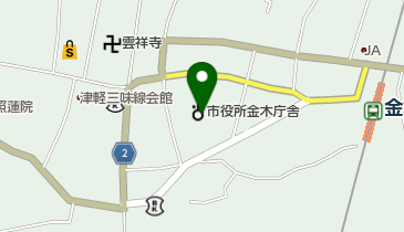 金木町保健センター トイレの地図画像