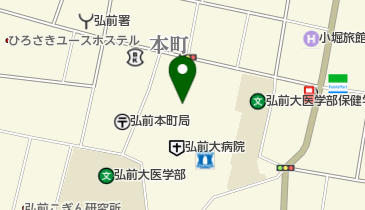 弘前大学医学部付属病院 トイレの地図画像