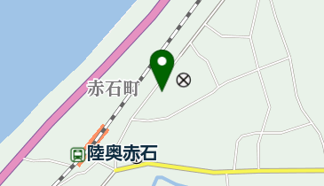 赤石公民館 トイレの地図画像