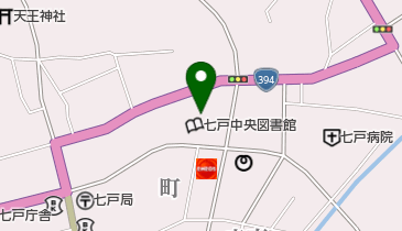 七戸町立七戸中央公民館 トイレの地図画像