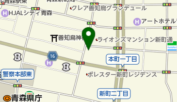 青森市市民美術展示館 トイレの地図画像