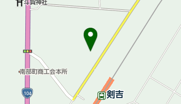 南部芸能伝承館 トイレの地図画像