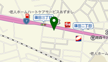 あおもり信用金庫 篠田支店 トイレの地図画像