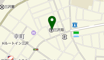 三沢郵便局 トイレの地図画像