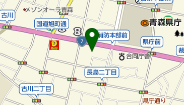 朝日生命青森ビル トイレの地図画像