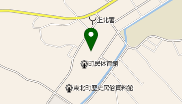 上北町民体育館 トイレの地図画像