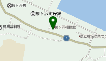 海の駅わんど トイレの地図画像