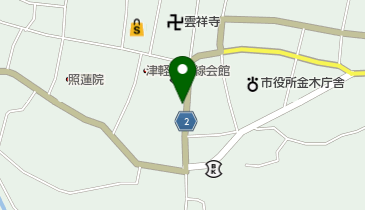 金木町観光物産館マディニー トイレの地図画像