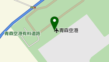 青森空港 トイレの地図画像