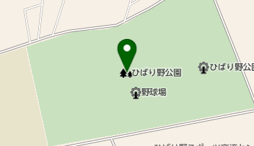 ひばり野公園 トイレの地図画像