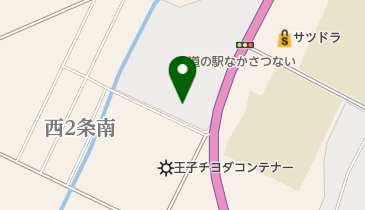 道の駅 なかさつない トイレの地図画像