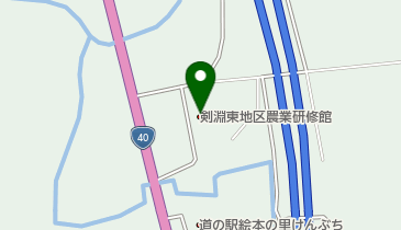 道の駅 絵本の里けんぶち トイレの地図画像