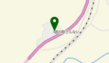道の駅 さんない トイレの地図画像