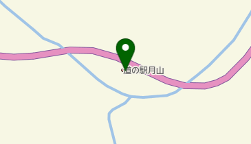 道の駅 月山 トイレの地図画像