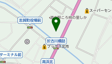 道の駅 ころ柿の里しか トイレの地図画像