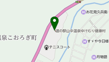 道の駅 山中温泉 ゆけむり健康村 トイレの地図画像