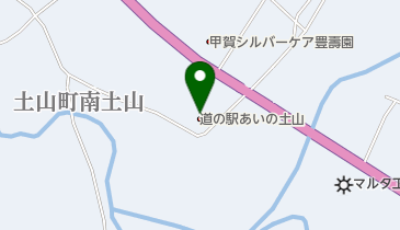 道の駅 あいの土山 トイレの地図画像