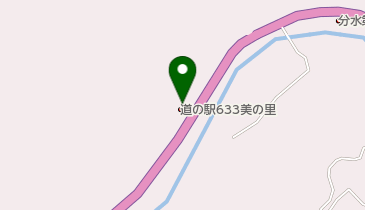 道の駅 633美の里 トイレの地図画像