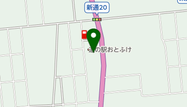 道の駅 おとふけ トイレの地図画像