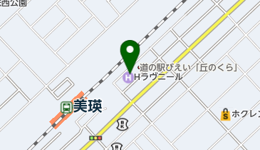 道の駅 びえい丘のくら トイレの地図画像