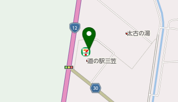 道の駅 三笠 トイレの地図画像