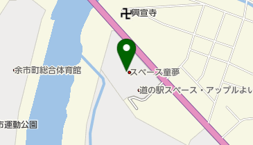 道の駅 スペース・アップルよいち トイレの地図画像