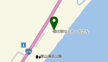 道の駅 なとわ・えさん トイレの地図画像