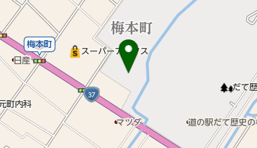 道の駅 だて歴史の杜 トイレの地図画像