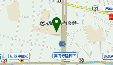 高円寺体育館 トイレの地図画像