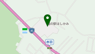 道の駅 はしかみ トイレの地図画像