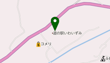 道の駅 いわいずみ トイレの地図画像