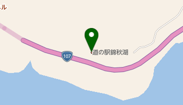 道の駅 錦秋湖 トイレの地図画像