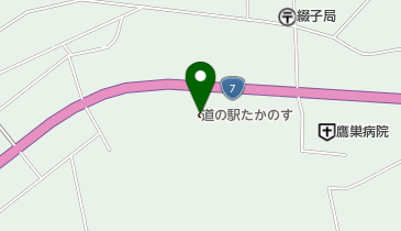 道の駅 たかのす トイレの地図画像