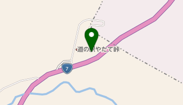 道の駅 やたて峠 トイレの地図画像