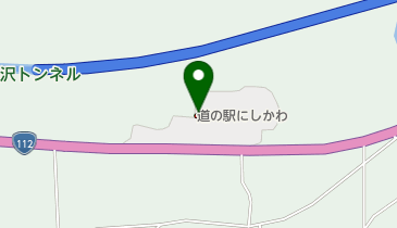 道の駅 にしかわ トイレの地図画像