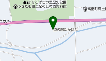 道の駅 たかはた トイレの地図画像