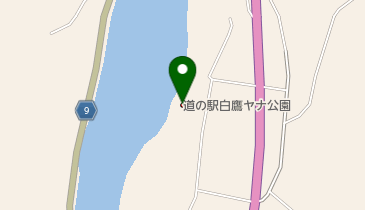 道の駅 白鷹ヤナ公園 トイレの地図画像