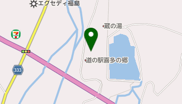 道の駅 喜多の郷 トイレの地図画像