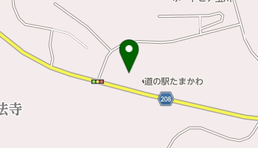 道の駅 たまかわ トイレの地図画像