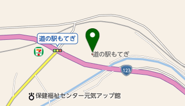 道の駅 もてぎ トイレの地図画像