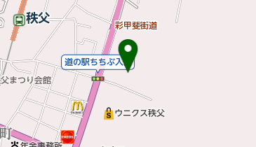 道の駅 ちちぶ トイレの地図画像