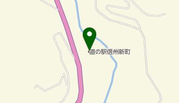 道の駅 信州新町 トイレの地図画像